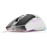 Sharkoon SKILLER SGM35 gaming muis Wit, 400 - 6400 dpi, RGB leds