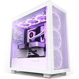 NZXT H7 Flow midi tower behuizing Wit (mat) | 2x USB-A | 1x USB-C | Tempered Glass