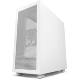 NZXT H7 Flow midi tower behuizing Wit (mat) | 2x USB-A | 1x USB-C | Tempered Glass