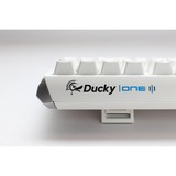 Ducky One 3 Classic Pure White, toetsenbord Wit, US lay-out, Cherry MX Brown, RGB led, Double-shot PBT, Hot-swappable, QUACK Mechanics