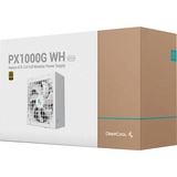 DeepCool PX1000G 1000W voeding  Wit, 3x PCIe, 1x 12VHPWR, Kabel-Management