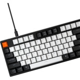 Keychron C2-K2, toetsenbord Zwart/wit, US lay-out, Gateron Blue, RGB leds, ABS keycaps