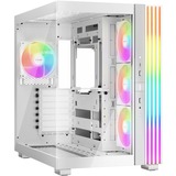 be quiet! Light Base 600 LX midi tower behuizing Wit | 2x USB-A | 1x USB-C | RGB | Window