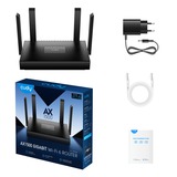 Cudy AX1500 Gigabit Wi-Fi 6 Router Zwart