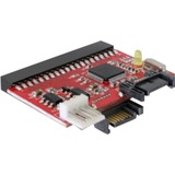 DeLOCK Adapter IDE > SATA / SATA > IDE Rood, Bulk