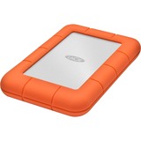 LaCie Rugged Mini, 5 TB externe harde schijf Zilver/oranje, USB 3.0