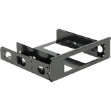 DeLOCK 5,25" inbouwframe voor 1x 3,5" Zwart