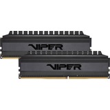 Patriot 16 GB DDR4-3200 Kit werkgeheugen Zwart, PVB416G320C6K, Viper 4 Blackout, XMP