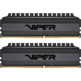 Patriot 16 GB DDR4-3200 Kit werkgeheugen Zwart, PVB416G320C6K, Viper 4 Blackout, XMP