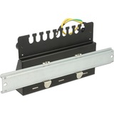 DeLOCK Keystone Desktop Patch Panel 8 Port patchpaneel Zwart, 43338