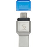 Kingston MobileLite Duo 3C kaartlezer Zilver, USB 3.1