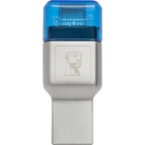 Kingston MobileLite Duo 3C kaartlezer Zilver, USB 3.1