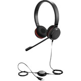 Jabra EVOLVE 30 II UC Stereo on-ear headset Zwart