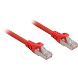 Sharkoon Patchkabel SFTP, RJ-45 met Cat.6a Rood, 3 meter, Halogeenvrij