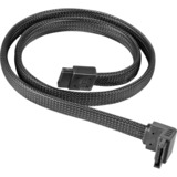 SilverStone SATA III Kabel 50cm Zwart, 6GB/s, 90º Connector, CP08