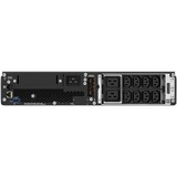 APC Smart-UPS On-Line 3000VA noodstroomvoeding Zwart, 8x C13, 2x C19 uitgang, rackmountable, SRT3000RMXLI