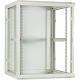 DSI 15U witte wandkast met glazen deur - DS6615W server rack Wit, 600 x 600 x 770mm