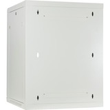 DSI 15U witte wandkast met glazen deur - DS6615W server rack Wit, 600 x 600 x 770mm