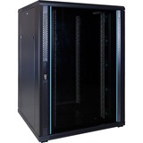 DSI 22U serverkast met glazen deur - DS8822 server rack Zwart, 800 x 1000 x 1200mm