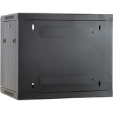 DSI 9U wandkast met glazen deur - DS6409 server rack Zwart, 600 x 450 x 500mm