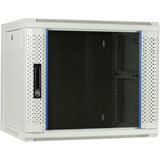 DSI 9U witte wandkast met glazen deur - DS6409W server rack Wit, 600 x 450 x 500mm