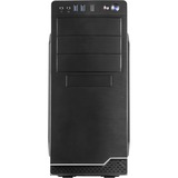 Inter-Tech IT-5916 incl SL-500 midi tower behuizing Zwart | 2x USB-A