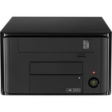 Inter-Tech MI-008 ITX desktop behuizing Zwart | 2x USB-A