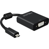 DeLOCK Micro-HDMI naar VGA adapter Zwart, 0,17 meter