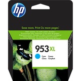 HP 953XL Inktcartridge F6U16AE, XL, Cyaan