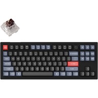 Keychron V3-D3, gaming toetsenbord Zwart, US lay-out, Keychron K Pro Brown, RGB leds, TKL, Double-shot PBT, hot swap, Knob