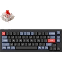 Keychron Q2-C1, toetsenbord Zwart, US lay-out, Gateron G Pro Red, RGB leds, 65%, PBT, hot swap