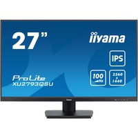 iiyama ProLite XU2793QSU-B7 27" monitor Zwart, 100 Hz, HDMI, DisplayPort, USB, Audio, Adaptive Sync