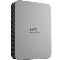 LaCie Mobile Drive Secure 2 TB externe harde schijf Grijs, USB-C 3.2 (5 Gbit/s)