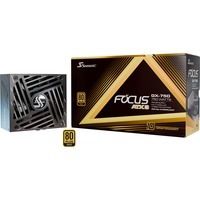 Seasonic FOCUS GX ATX3.0, 750W voeding  Zwart, 1x 12VHPWR, 2x PCIe, kabelmanagement