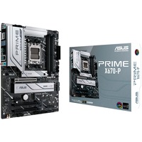 ASUS PRIME X670-P socket AM5 moederbord Zwart/zilver, RAID, 2.5Gb-LAN, Sound, ATX