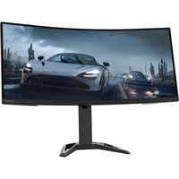 Lenovo G34w-30 34" UltraWide gaming monitor Zwart, 170 Hz (Overclock), HDMI, DisplayPort, Audio, AMD FreeSync