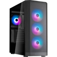 SilverStone FARA 514X midi tower behuizing Zwart | 2x USB-A | 1x USB-C | RGB | Tempered Glass