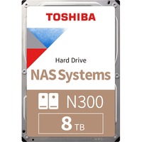 Toshiba N300 8 TB harde schijf SATA 6 Gb/s, Bulk