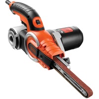 BLACK+DECKER KA902EK-QS Powerfile Bandschuurmachine Oranje/zwart, Incl. 3 schuurarmen