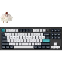 Keychron Q3 Max-M3, toetsenbord Zwart, US lay-out, Gateron Jupiter Brown, RGB leds, 80% TKL, KSA double-shot PBT, hot swap, Knob, 2.4GHz | Bluetooth 5.1 | USB-C