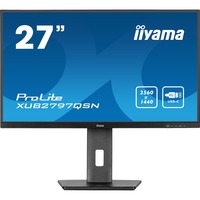 iiyama ProLite XUB2797QSN-B2 27" monitor Zwart, 100 Hz, HDMI, DisplayPort, USB-C, Adaptive Sync