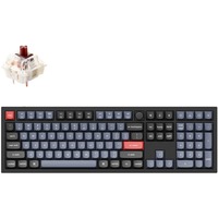 Keychron Q6-M3, toetsenbord Zwart, US lay-out, Gateron G Pro Brown, RGB leds, Double-shot PBT, hot swap, Knob