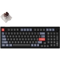 Keychron V5-D3, gaming toetsenbord Zwart, US lay-out, Keychron K Pro Brown, 96%, RGB leds, Double-shot PBT, hot swap, Knob