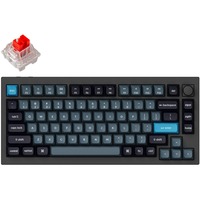 Keychron Q1 Pro-M1, toetsenbord Zwart, US lay-out, Keychron K Pro Red, RGB leds, 75%, KSA double-shot PBT, hot swap, Bluetooth 5.1, Knob