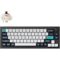 Keychron Q2 Max-M3, toetsenbord Zwart, US lay-out, Gateron Jupiter Brown, RGB leds, 65%, KSA double-shot PBT, hot swap, Knob, 2.4GHz | Bluetooth 5.1 | USB-C