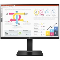 LG 24QP750P-B 23.8" monitor Zwart, 1x HDMI, 1x DisplayPort, USB-A, USB-C, HDR 10, AMD FreeSync