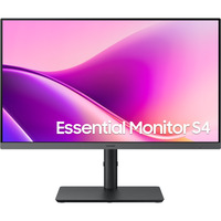 SAMSUNG Essential S24F430UAU 24" monitor Zwart, 100 Hz, HDMI, Display Port, LAN, USB-C