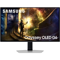 SAMSUNG S27DG612S QHD OLED 27" gaming monitor Zilver, 2x HDMI, 1x DisplayPort, USB-A, USB-B, 240Hz, HDR10+