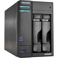 Asustor Lockerstor 2 AS6702T nas Zwart, 2x LAN, HDMI, USB