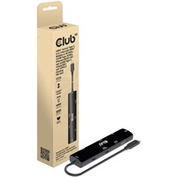 Club 3D USB4 Gen3x2 Type-C, 6-in-1 dockingstation Zwart, CSV-1599